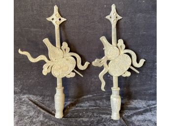 Two Antique Asian Metal Artifacts