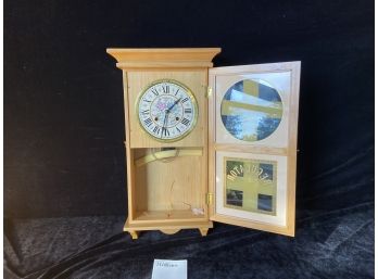New In Box Waltham 31 Day Key Wind 'Manor II' Regulator Wall Clock