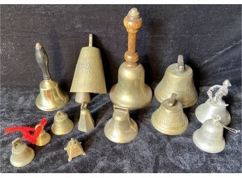 Fine Collection Of Brass And Other Bells