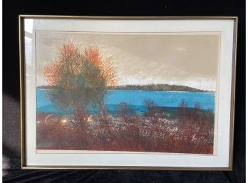 Lithograph 'Autumn Series #1' Signed And Numbered Artists Proof