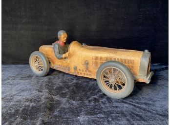 Vintage Large Toy Race Car
