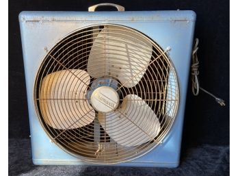 Vintage Cromwell Steel Box Fan