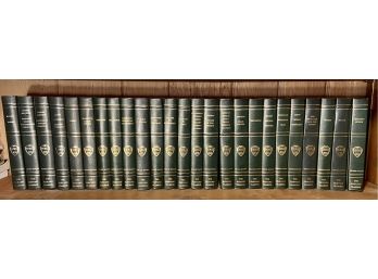 Twenty Five 'The Harvard Classics' Beautifully Bound Book Set. (See All Photos For Titles)