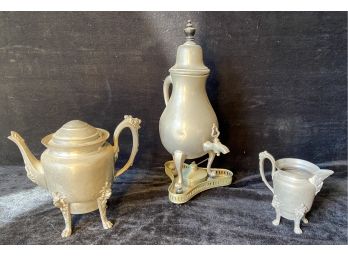 Antique Simpson, Hall & Miller Company Silver Plate Tea Set