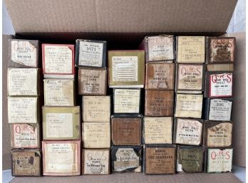 33 Vintage Piano Rolls By Mixed Brands.  (#27)