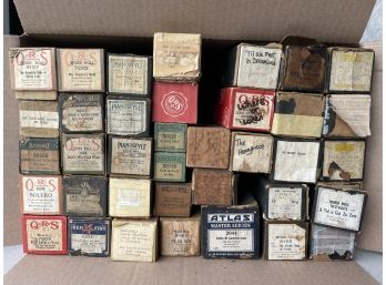 37 Vintage Piano Rolls By Mixed Brands.  (#32)