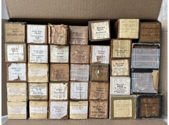 34 Vintage Piano Rolls By Mixed Brands.  (#24)