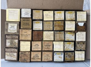 34 Vintage Piano Rolls By Mixed Brands.     (#12)