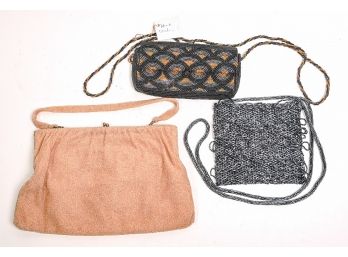 Trio Of Beaded Handbags