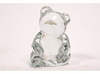 Princess House 24 Percent Lead Crystal Teddy Bear Figurine