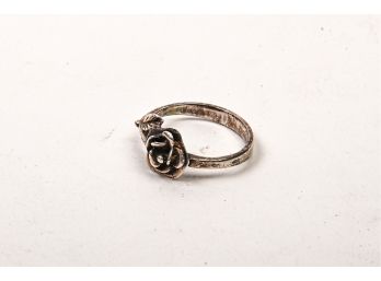 Rose Form Ring, Size 6