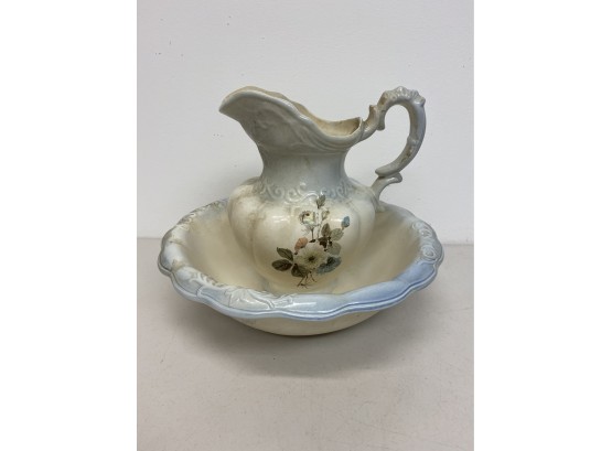 Ironstone Pitcher And Basin