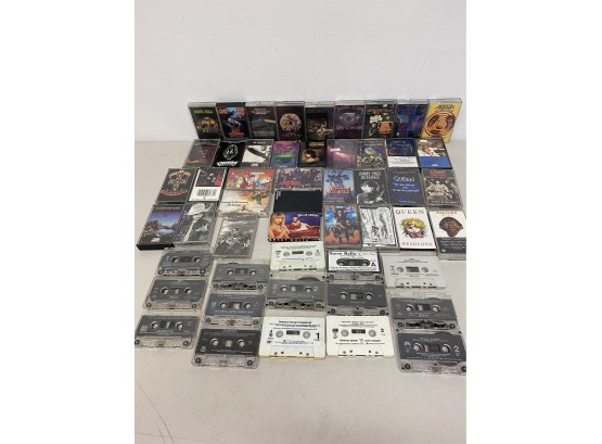 Assortment Of Vintage Cassette Tapes
