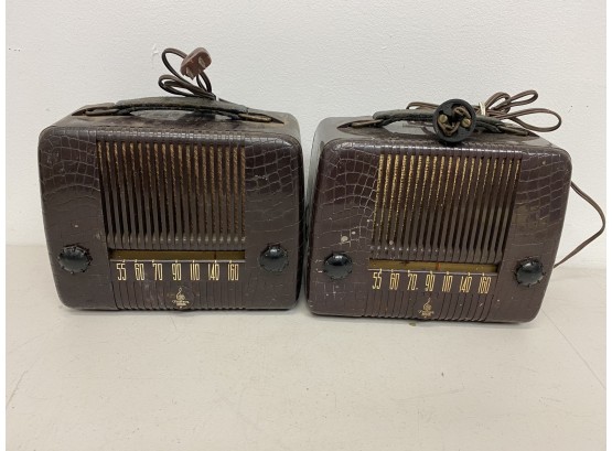 A Pair Of Vintage Emerson Radios