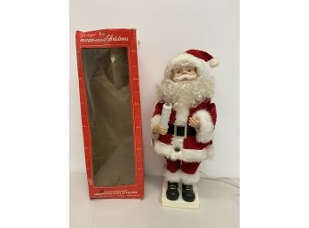 Vintage Animated Motionettes Of Christmas Santa Claus