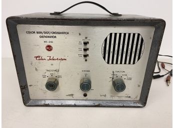 Vintage Color Bar Dot Crosshatch Generator RCA WR-64B