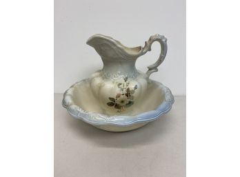 Ironstone Pitcher And Basin