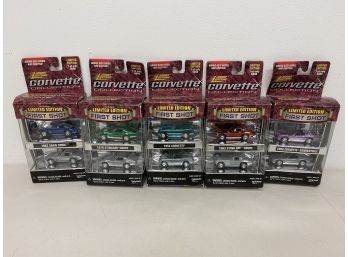 Assortment Of Johnny Lightning Corvette Collection Cars
