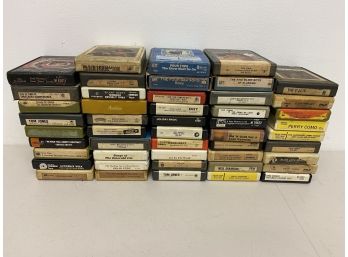 Assortment Of Vintage 8 Track Tapes