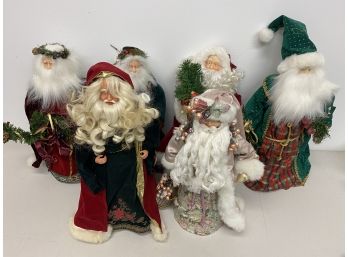 Collection Of 6 Santa Tree Toppers