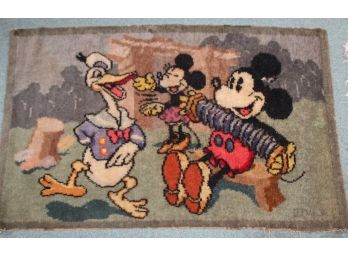 Vintage Mickey Mouse Rug