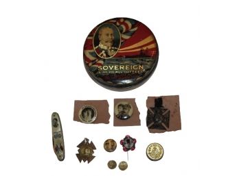 Royal Collection Of Pins, Medals And More