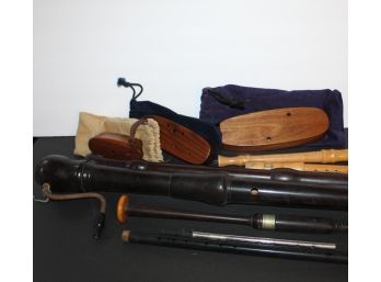 Collection Of Vintage Wind Instruments
