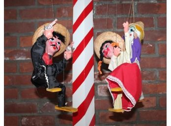Vintage Marionette String Puppets From Mexico