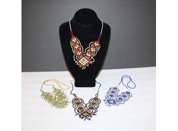 Great Collection Of Hand Made Beaded Neacklaces
