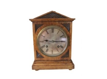 Vintage English Smith And Sons Mantle Clock