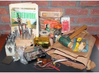 Lot Of Mixed Leatherworking Items