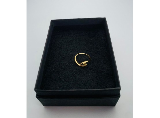 Made In China 14Kt Yellow Gold Over 925 Silver Snake Ring