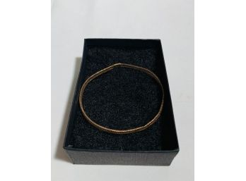 Gorgeous Made In Italy 14Kt Gold Ankle Bracelet