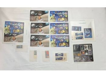 Stamp Lot #4  Moonwalk 40th Anniversary Grenada & St Vinent  ,  Apollo - Soyuz Space Mission And More