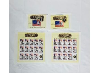 2000 American Presidential Candidate Liberia George W. Bush & Albert Gore Jr  Stamp Sheet