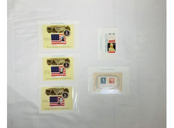 Stamp  Stamp Sheet Lot - Presidents 1st , 10th , 44th 10c Cipex And More
