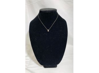 Rae Dunn Sterling Silver M Necklace