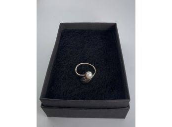 Made In Israel Silver 925 Pearl Ring