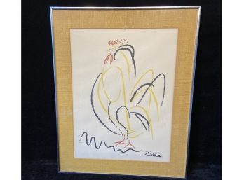 Picasso Rooster Print