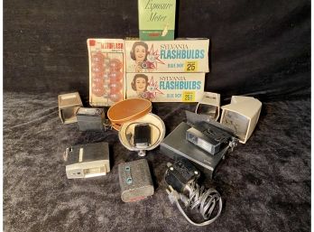 Vintage Camera Flash And Lighting Equipment