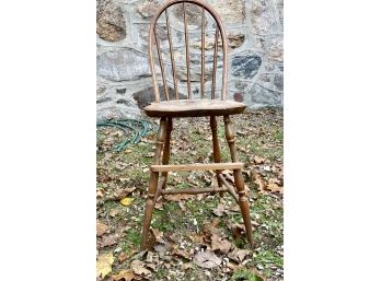Nichols And Stone Old Pine Windsor Back Chair