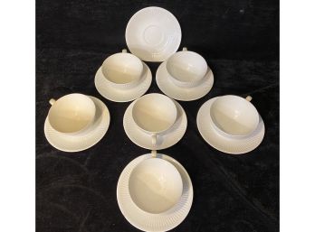 Six Royal Copenhagen Cups And Saucers