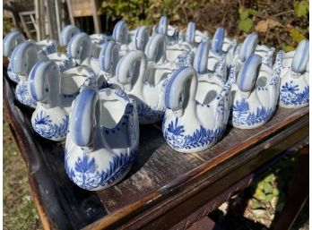 Collection Of 19 Swan Dishes