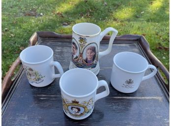 A Collection Of English And Swedish Mugs