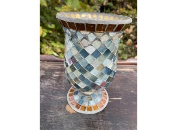 Beautiful Candle Holder With Pastels