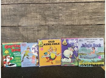 Childrens Read Along Record Lot #2