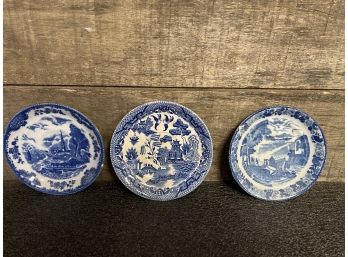 Blue And White Plate Lot