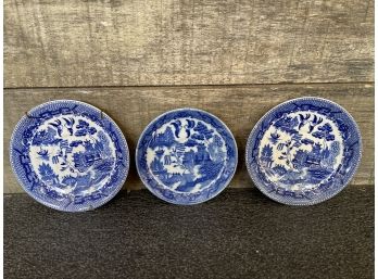 Willow Pattern Blue Plates