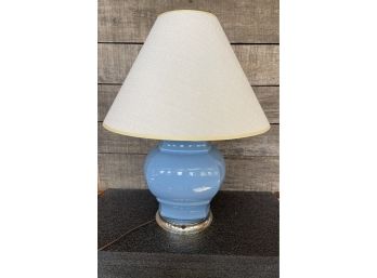 A Pretty Blue Lamp