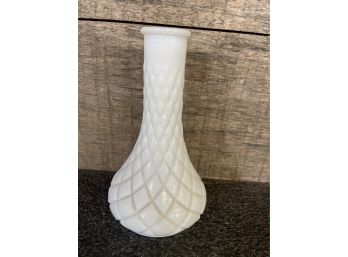 A Small Milk Glass Vase
